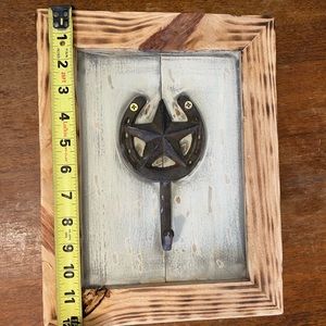 Framed hook. Country style